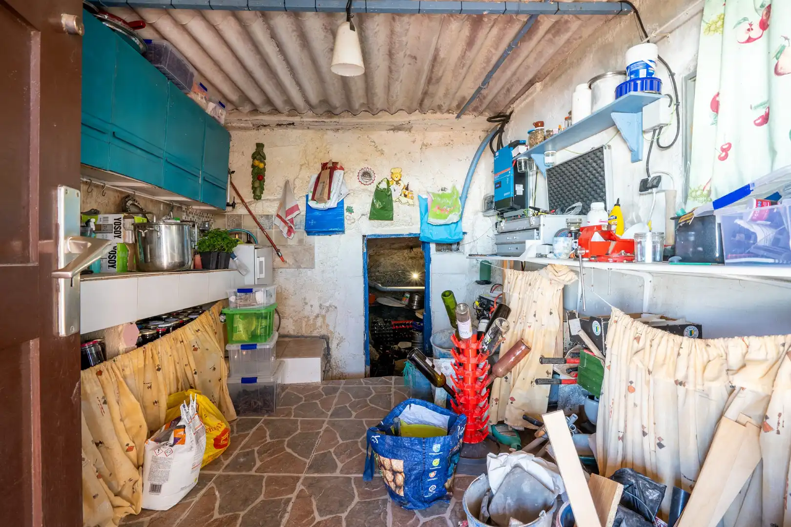 Cuina de Finca rústica en venda en Güímar amb Jardí privat, Terrassa i Moblat