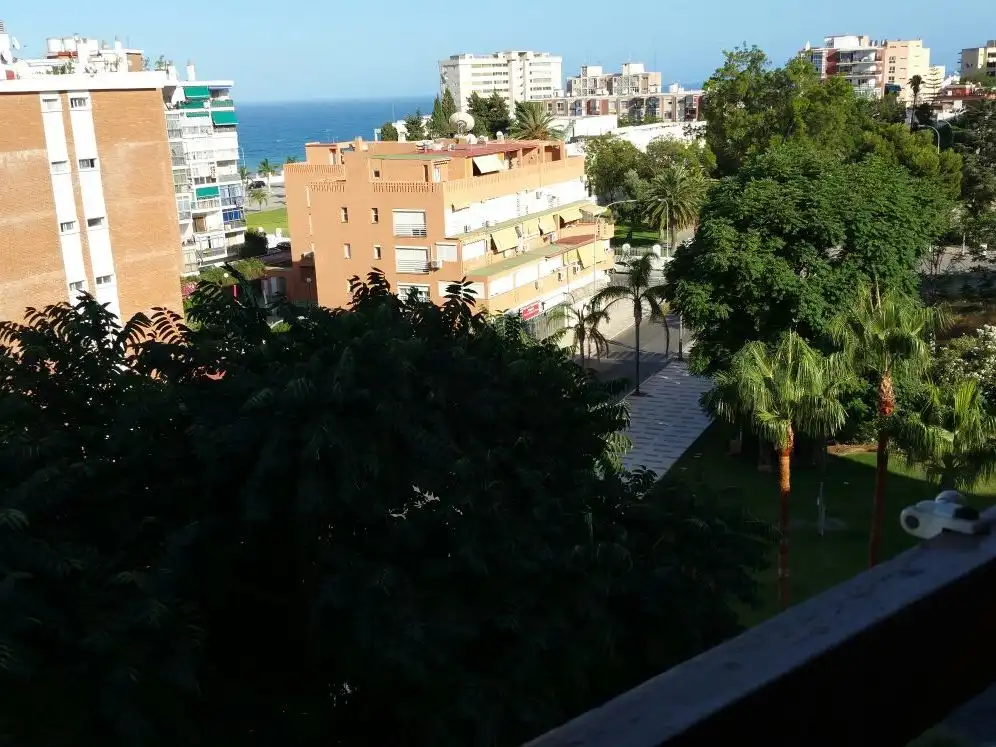 Außenansicht von Wohnung zur Miete in Torremolinos mit Klimaanlage, Heizung und Terrasse
