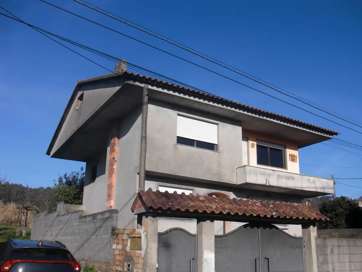 Vista exterior de Casa o chalet en venta en Vigo  con Jardín privado, Parquet y Terraza