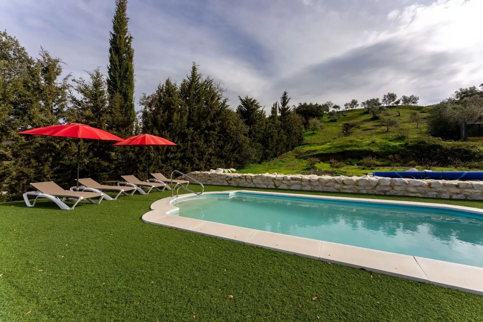 Piscina de Finca rústica en venta en Monda con Trastero y Piscina