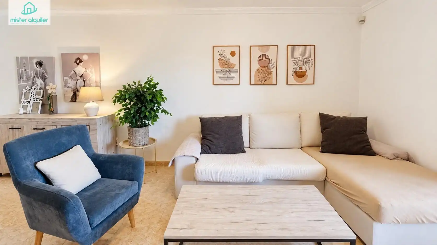 Living room of Houses for rent in Busot  with Air Conditioner, Heating and Private garden
