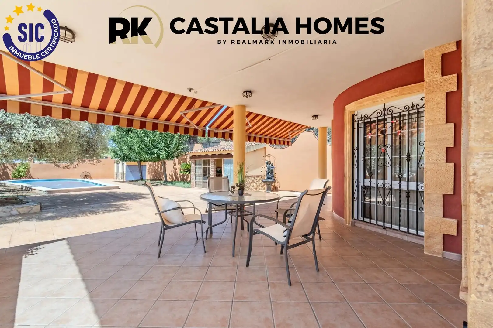 Terrassa de Casa o xalet en venda en Borriol amb Aire condicionat, Calefacció i Jardí privat