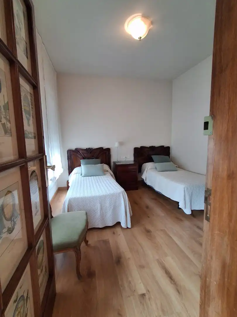 Schlafzimmer von Wohnung zum Verkauf in Barcelona mit Klimaanlage, Heizung und Parkett