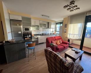 Sala d'estar de Apartament de lloguer en Camponaraya amb Terrassa