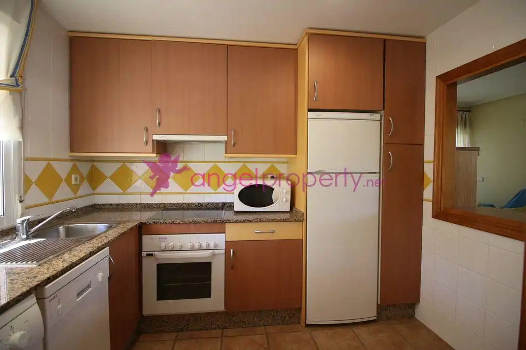 Kitchen of Apartments for rent in Vera  with Air Conditioner, Terrace and Swimming Pool