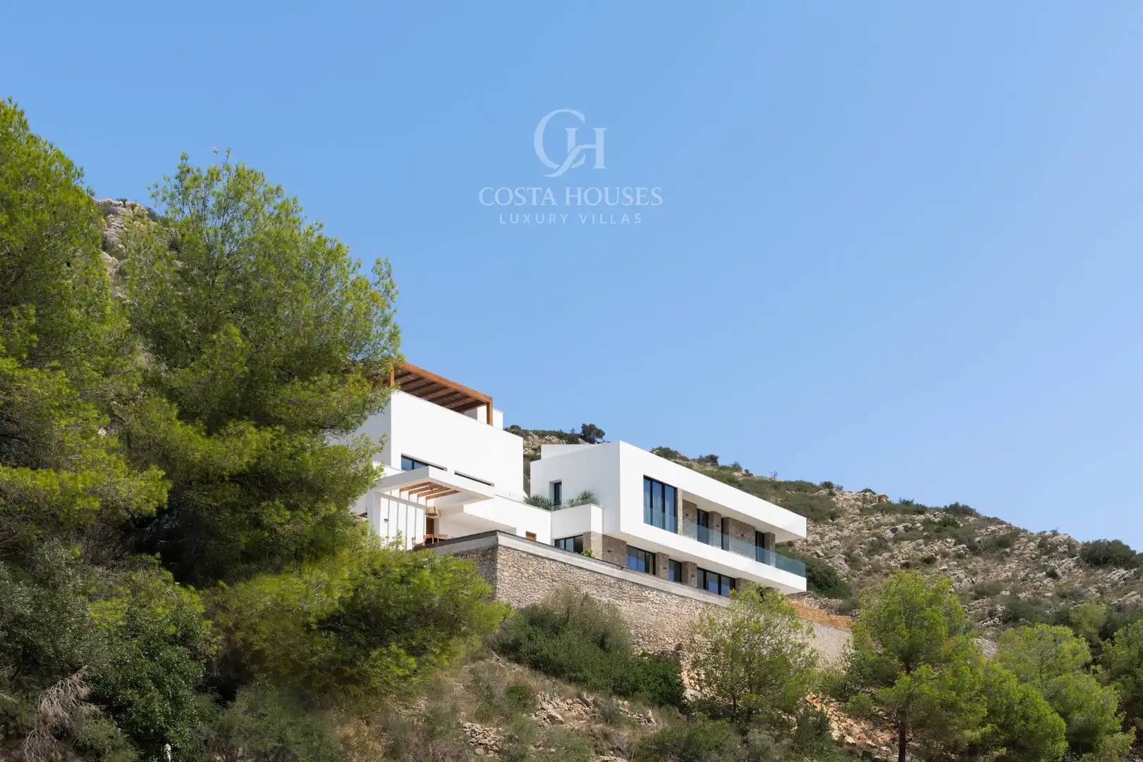 Exterior view of Houses for sale in Jávea / Xàbia  with Air Conditioner, Private garden and Terrace
