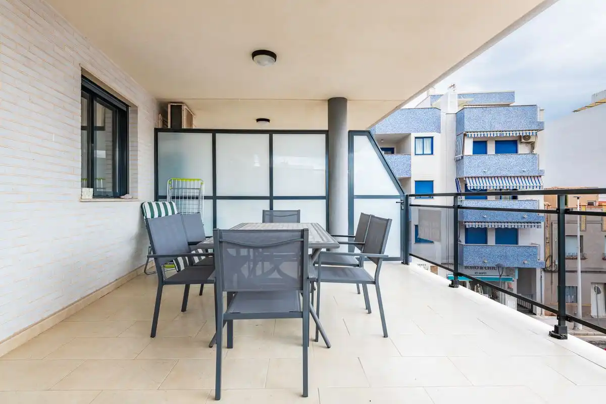 Terrace of Flat for sale in Moncofa  with Heating, Terrace and Furnished