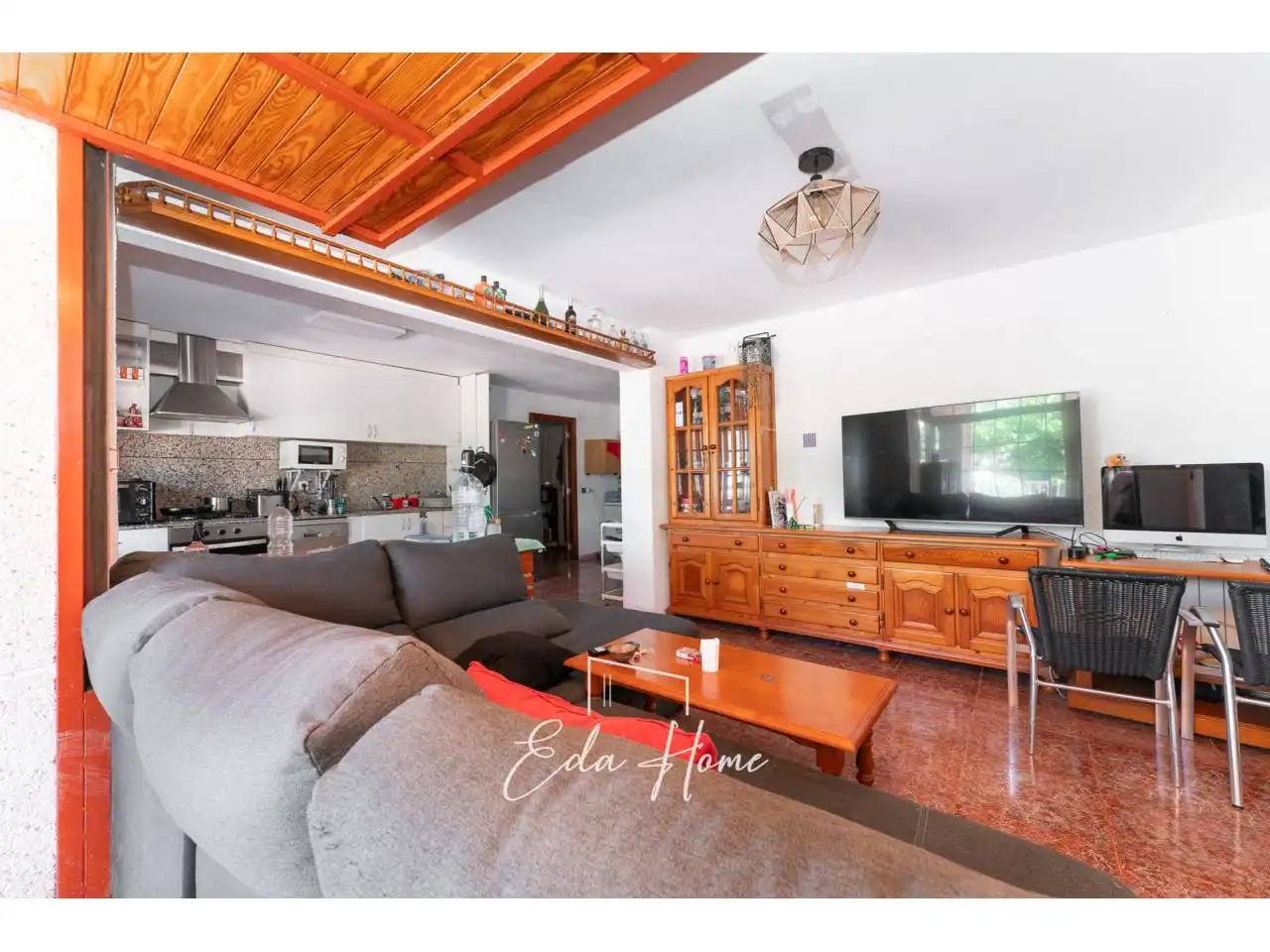 Living room of Houses for sale in Cunit  with Private garden, Terrace and Furnished