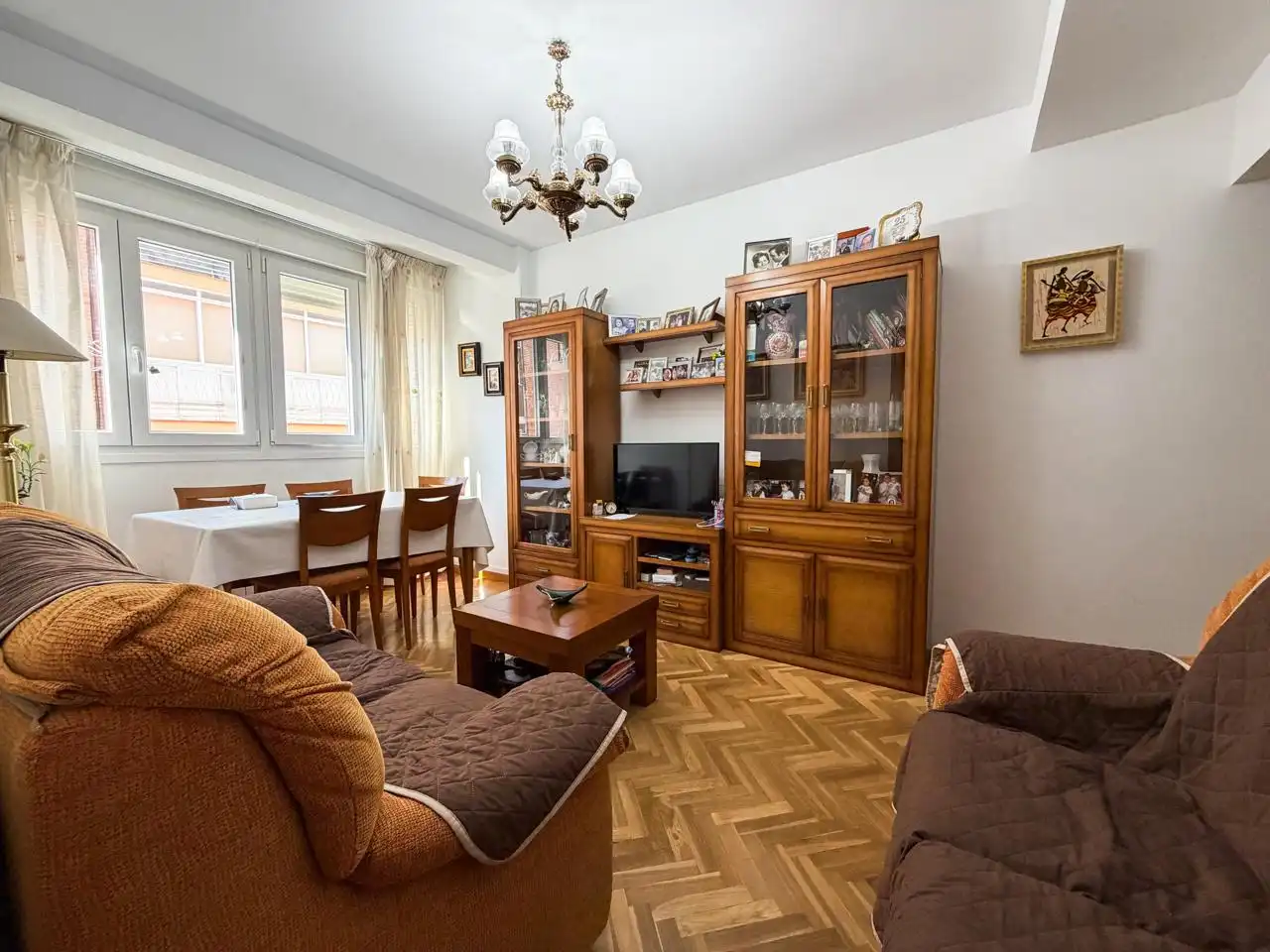 Sala d'estar de Pis en venda en Alcobendas amb Aire condicionat, Calefacció i Parquet