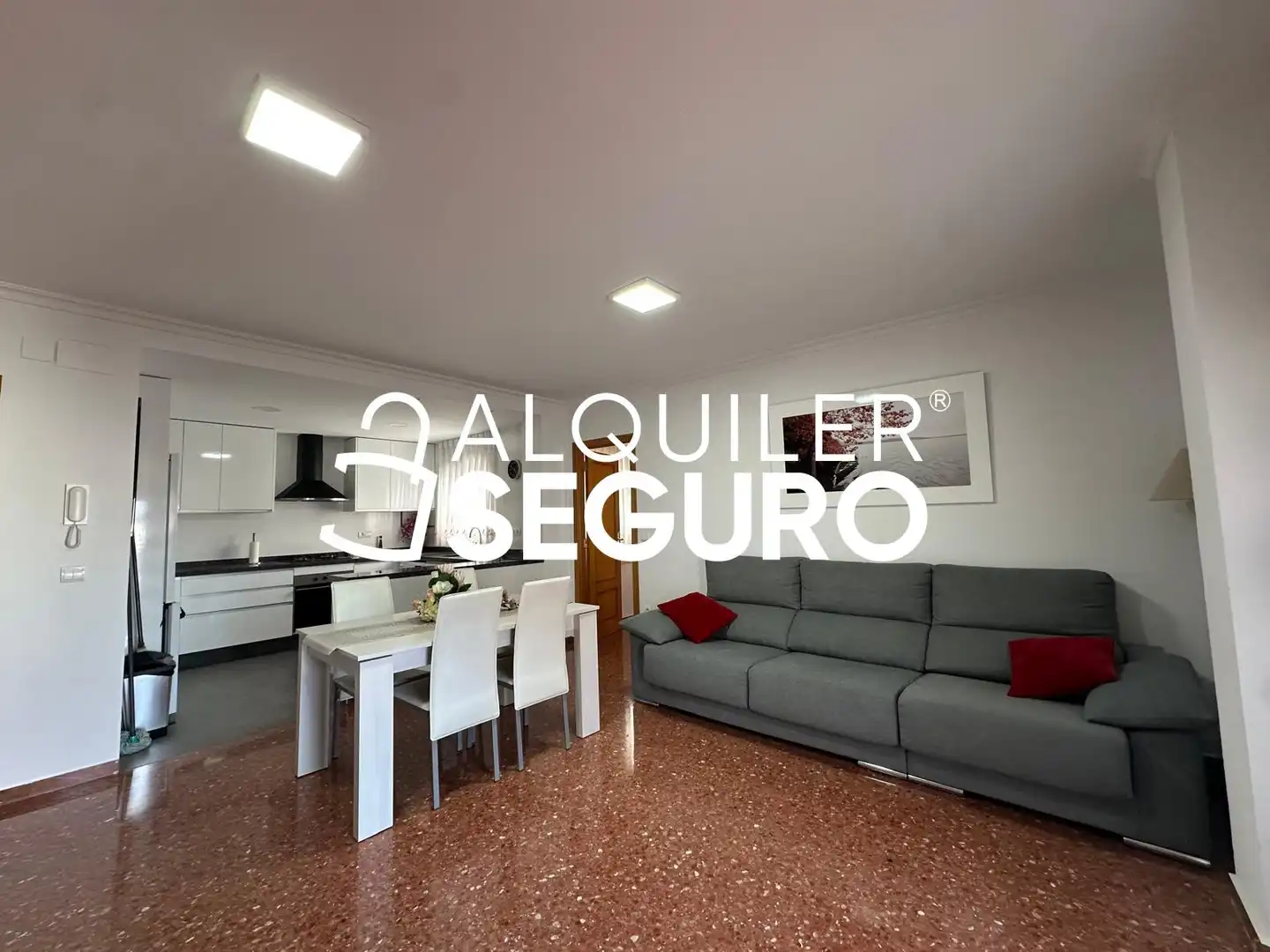 Living room of Flat for rent in Chiva  with Air Conditioner, Terrace and Furnished