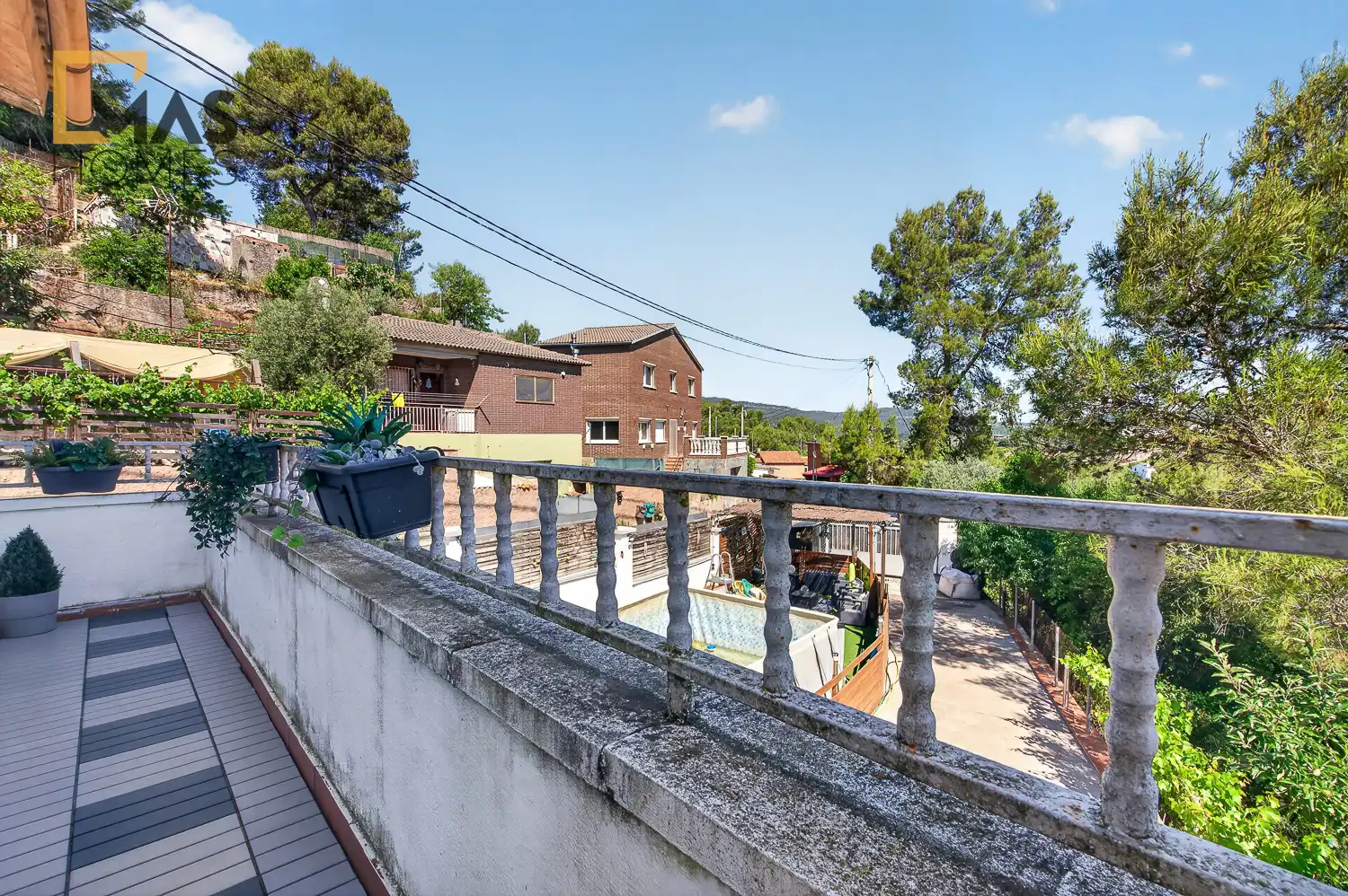 Terrassa de Casa o xalet en venda en Vacarisses amb Aire condicionat, Calefacció i Jardí privat