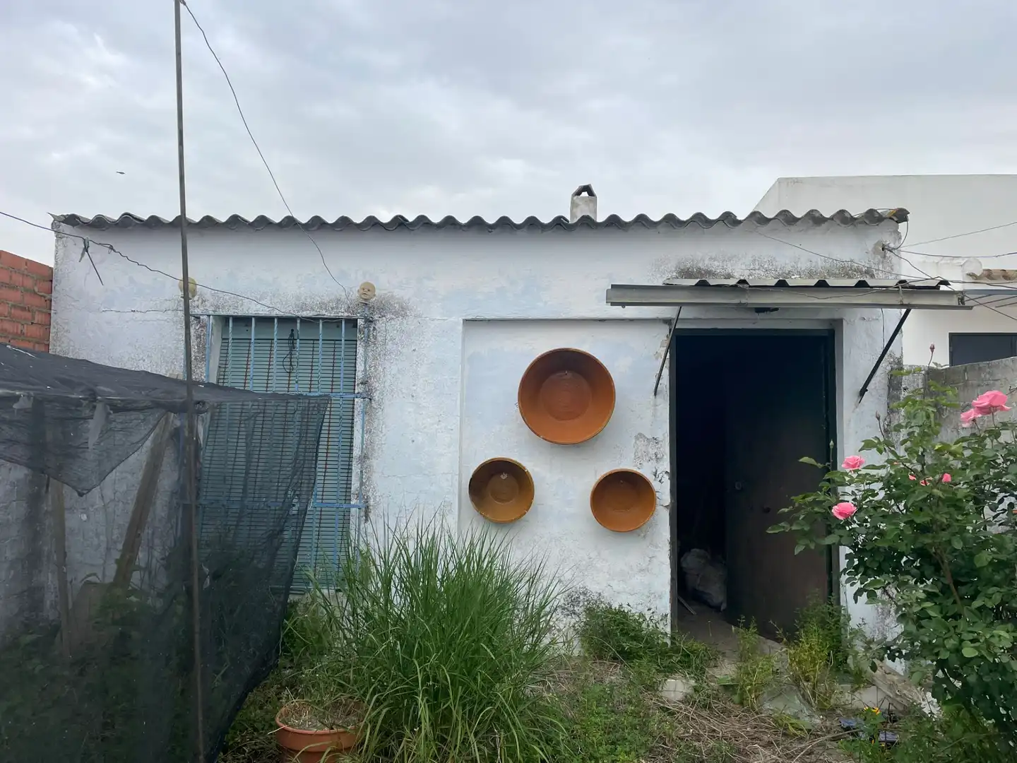 Exterior view of Houses for sale in Carrión de los Céspedes  with Private garden