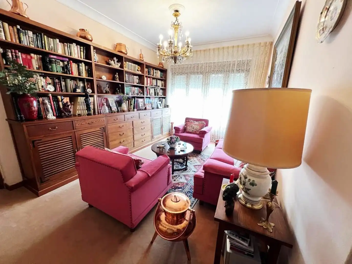 Sala de estar de Piso en venta en Avilés con Calefacción, Parquet y Trastero