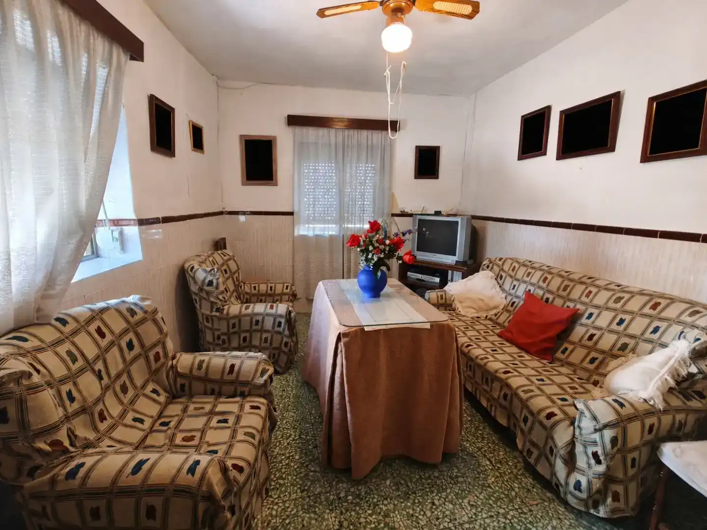 Sala d'estar de Pis en venda en Campo Lugar amb Aire condicionat i Balcó