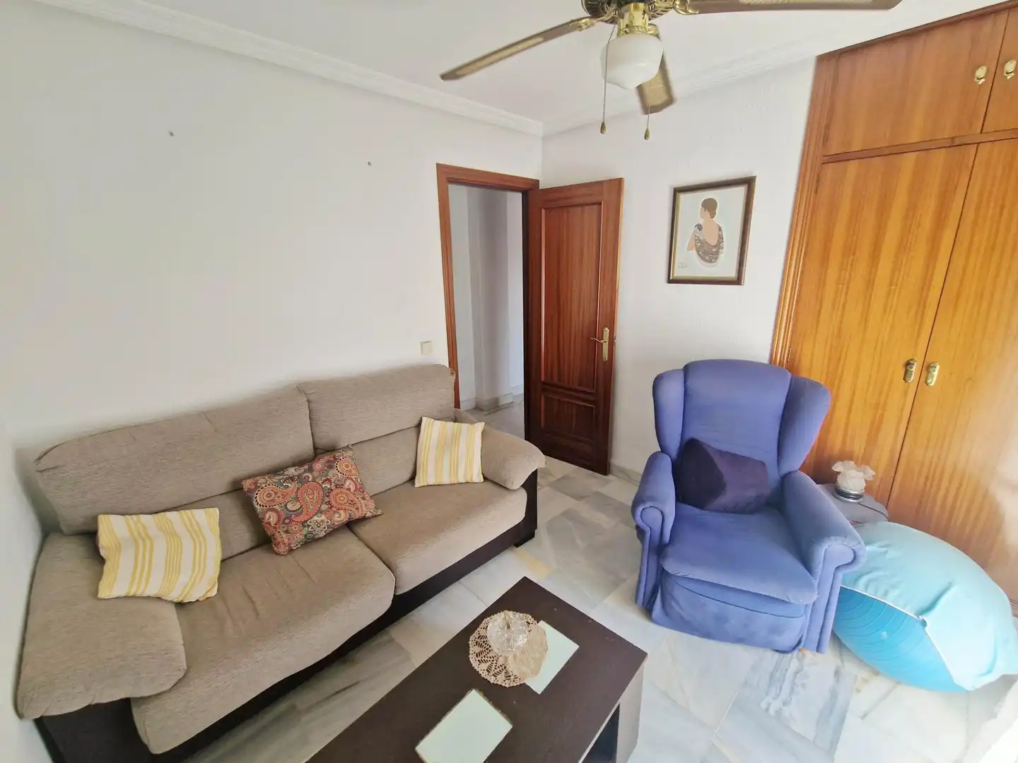 Sala d'estar de Àtic en venda en Málaga amb Aire condicionat, Calefacció i Jardí privat