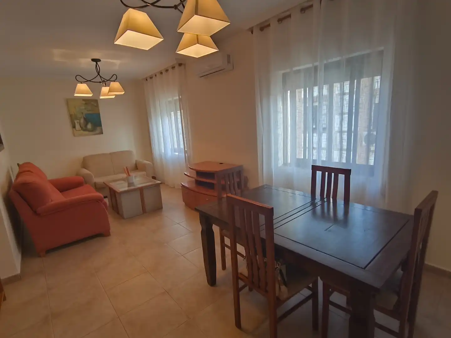 Sala d'estar de Pis de lloguer en Torrijos amb Aire condicionat, Calefacció i Terrassa