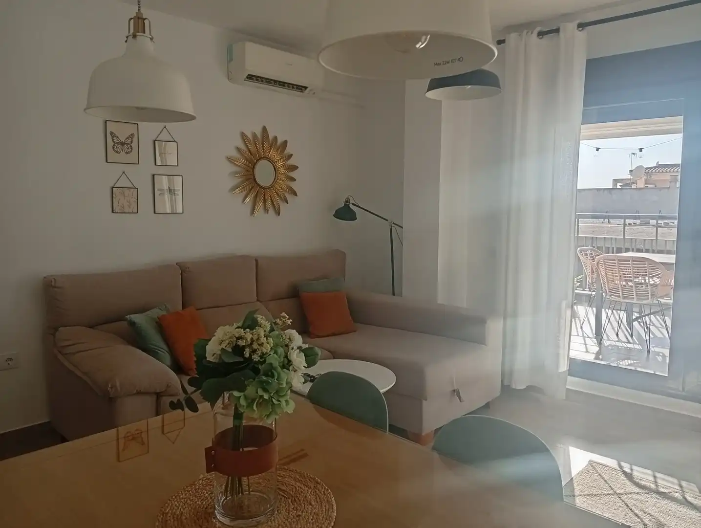 Sala de estar de Ático de alquiler en Armilla con Aire acondicionado, Calefacción y Terraza