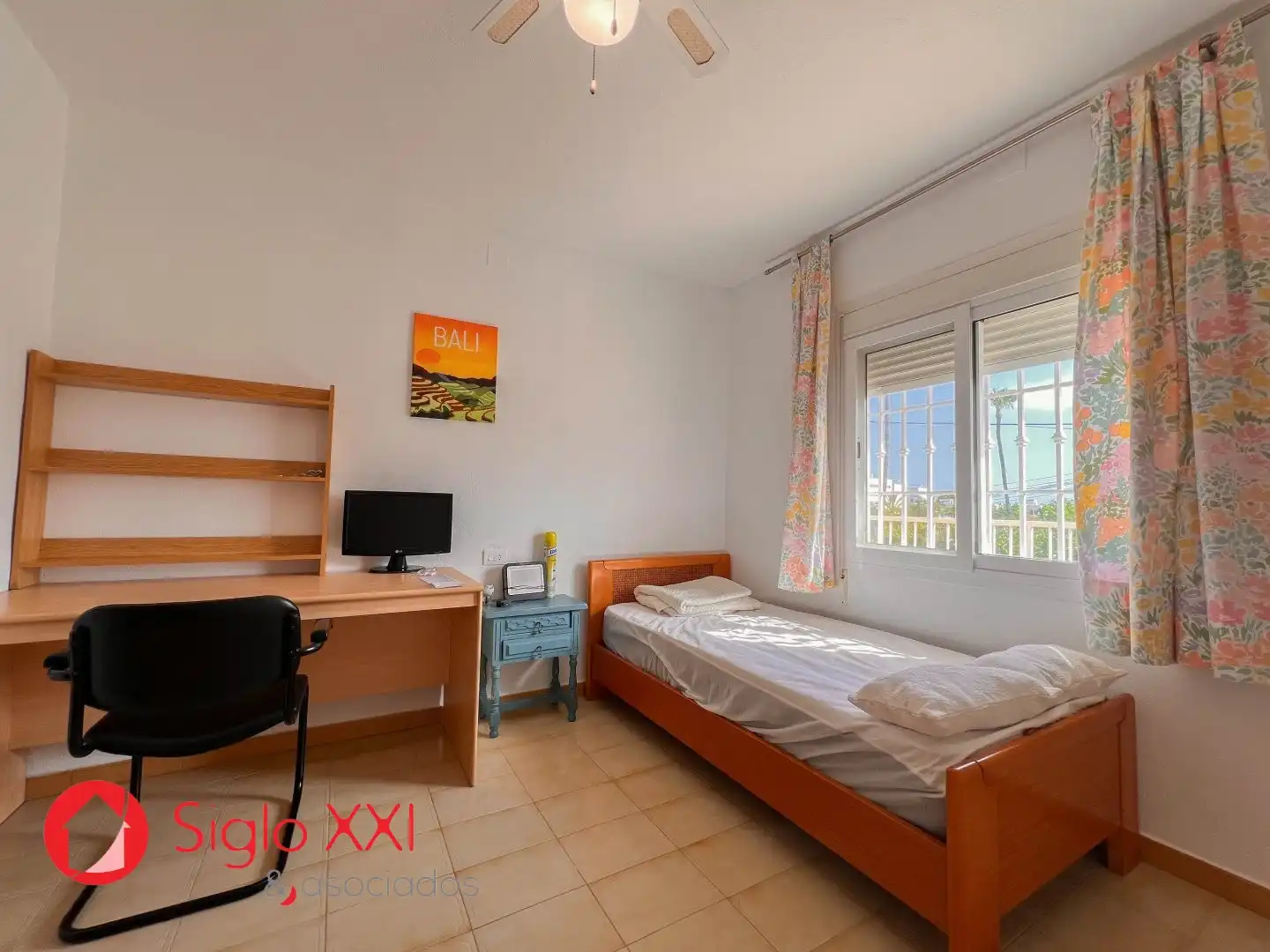 Schlafzimmer von Einfamilien-Reihenhaus zum Verkauf in Castellón de la Plana / Castelló de la Plana mit Klimaanlage, Heizung und Terrasse