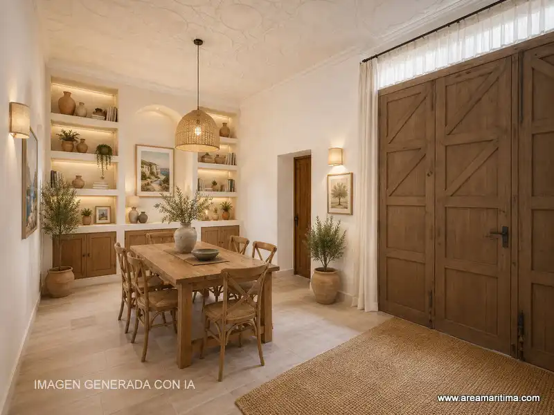 Comedor de Casa adosada en venta en Valencia con Trastero y Alarma