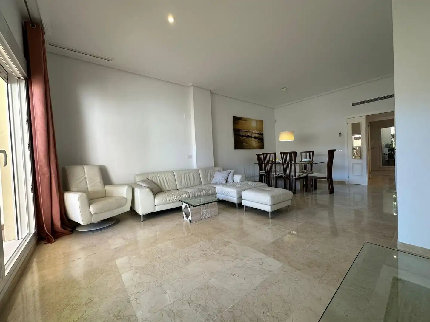Living room of Flat for rent in Altea  with Air Conditioner, Heating and Storage room