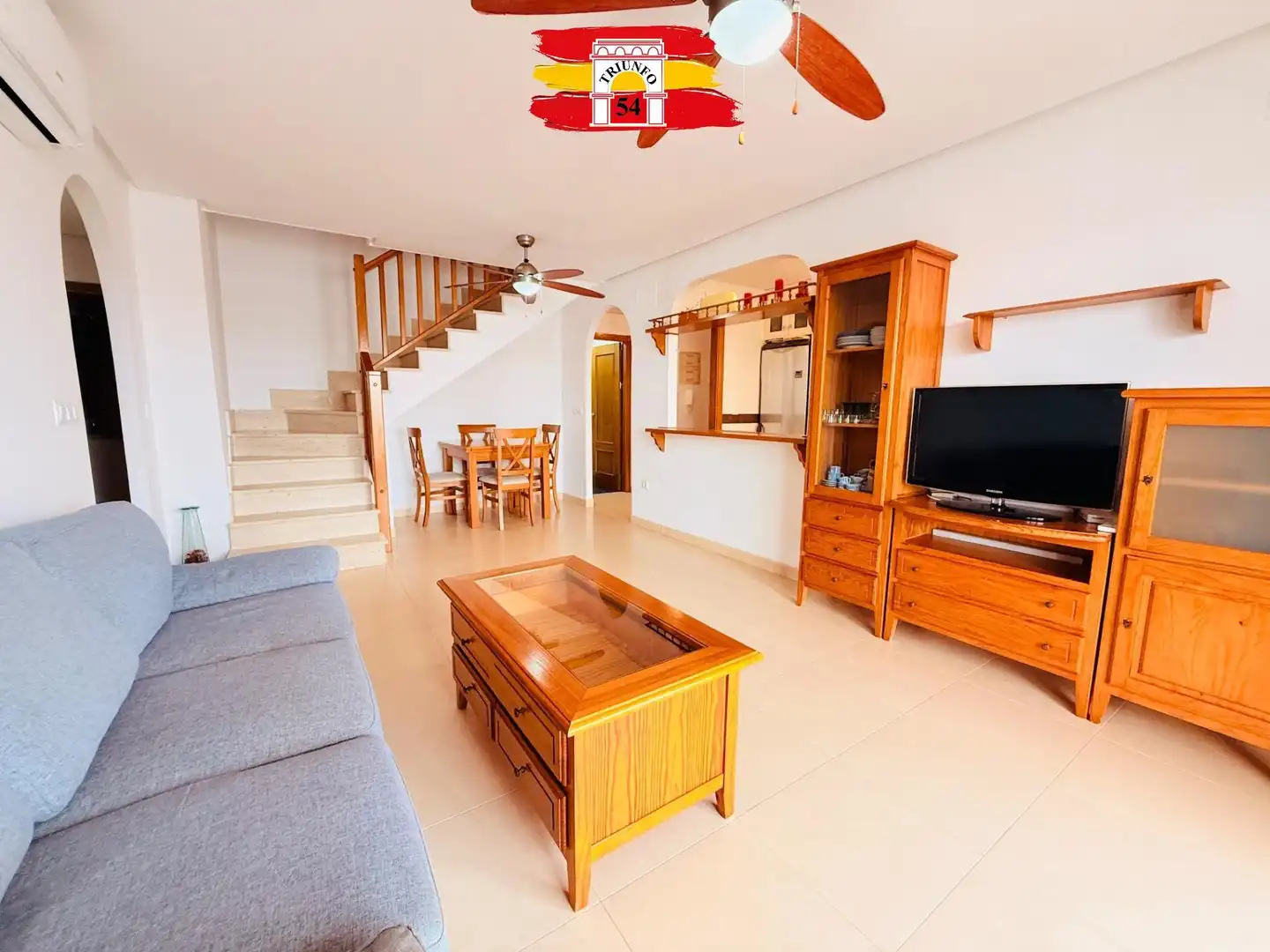 Sala de estar de Ático en venta en Pilar de la Horadada con Aire acondicionado, Jardín privado y Trastero