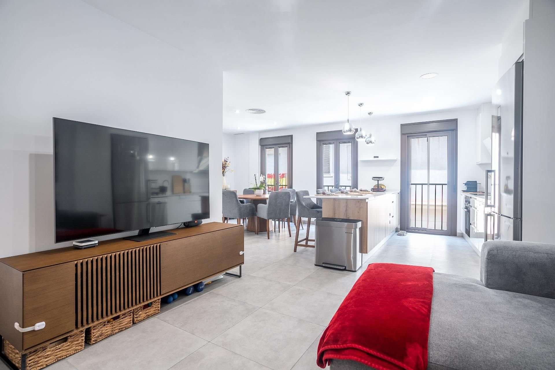 Living room of Apartment for sale in  Almería Capital  with Air Conditioner, Heating and Terrace