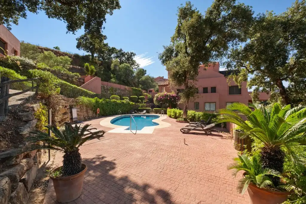 Vista exterior de Planta baja en venta en Ojén con Aire acondicionado, Jardín privado y Terraza
