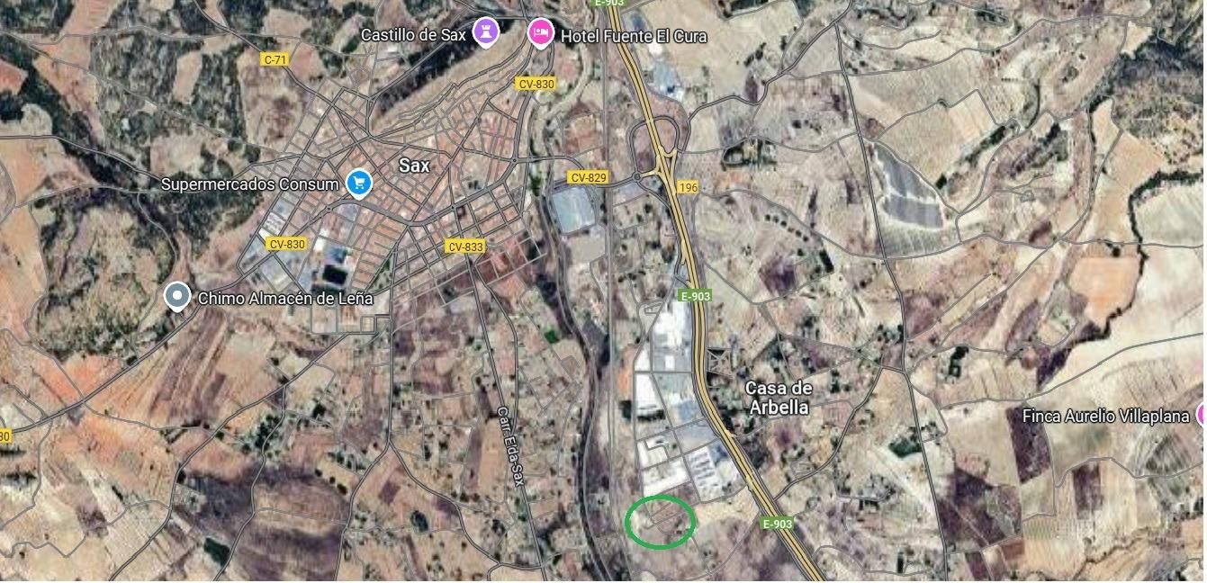 Außenansicht von Fabrik Grundstücke zum Verkauf in Sax