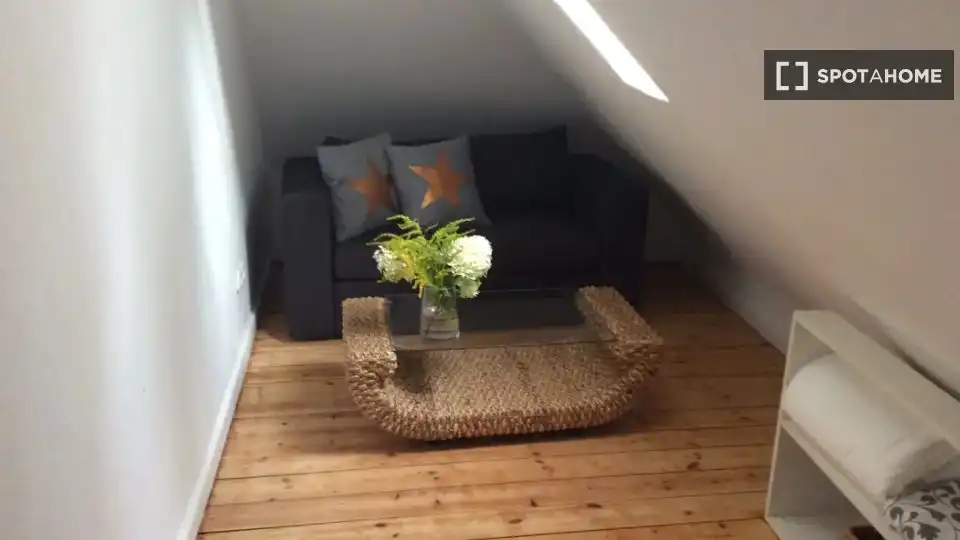 Sala de estar de Apartamento para compartir en Tamarite de Litera con Aire acondicionado, Terraza y Amueblado