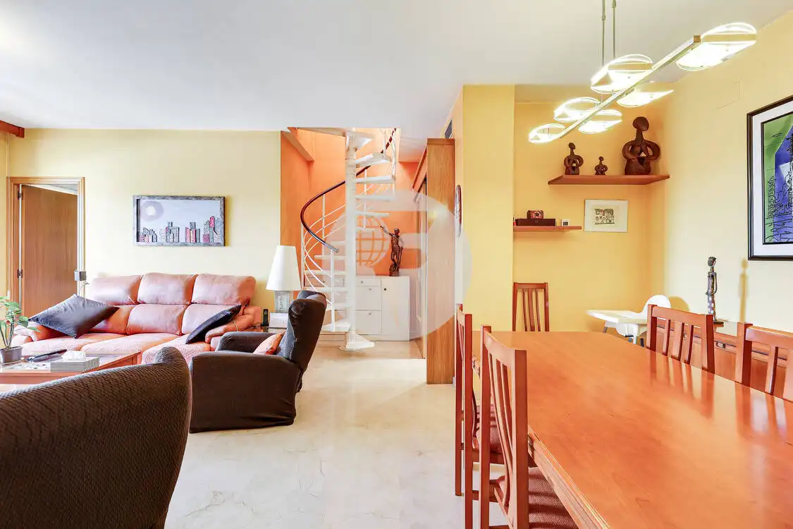 Sala de estar de Ático en venta en Gavà con Aire acondicionado, Calefacción y Terraza