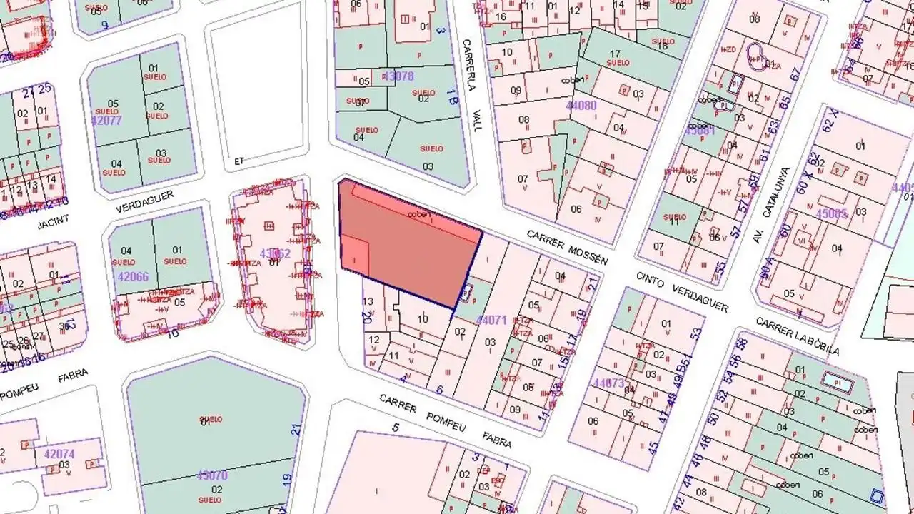 Grundstücke und Bauplätze zum Verkauf in Carrer Mossèn Cinto Verdaguer