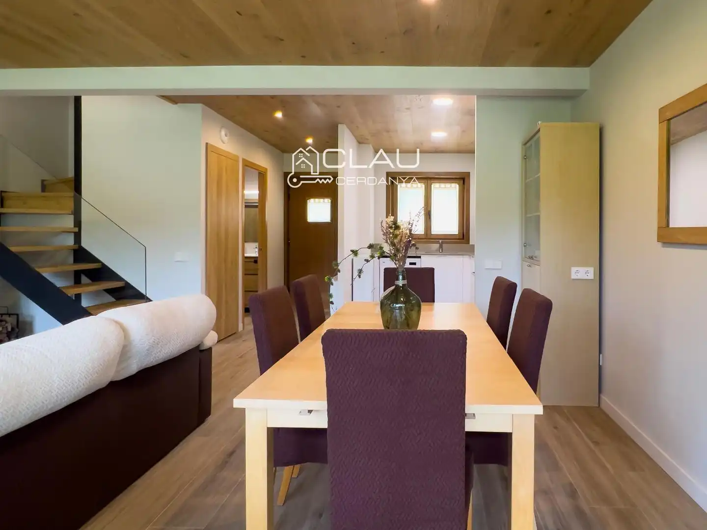 Comedor de Casa adosada de alquiler en Angoustrine  -  Villeneuve - des - Escaldes con Calefacción, Jardín privado y Parquet