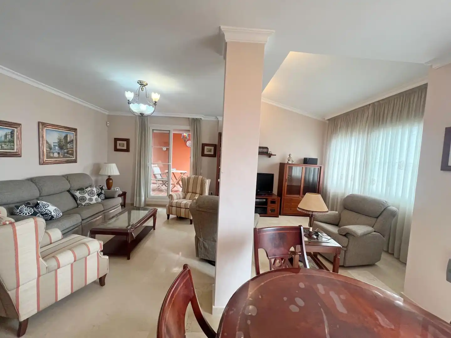 Sala d'estar de Àtic en venda en Torremolinos amb Aire condicionat, Terrassa i Traster