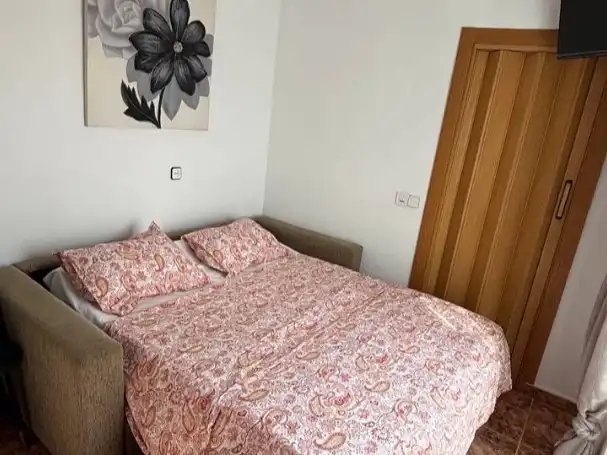 Dormitori de Casa adosada en venda en Algarrobo amb Aire condicionat, Terrassa i Balcó