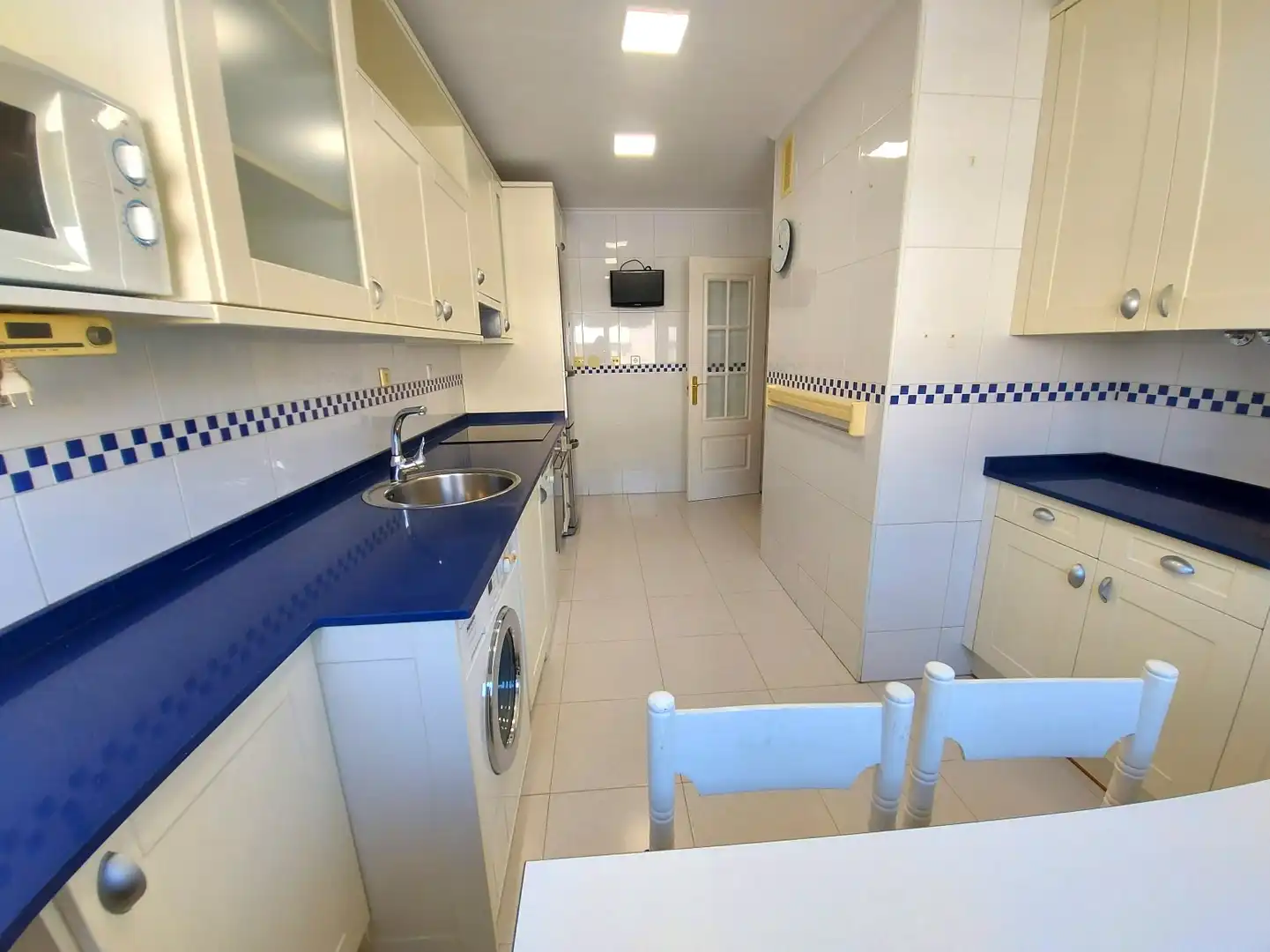 Küche von Wohnung zum Verkauf in  Logroño mit Heizung, Parkett und Terrasse