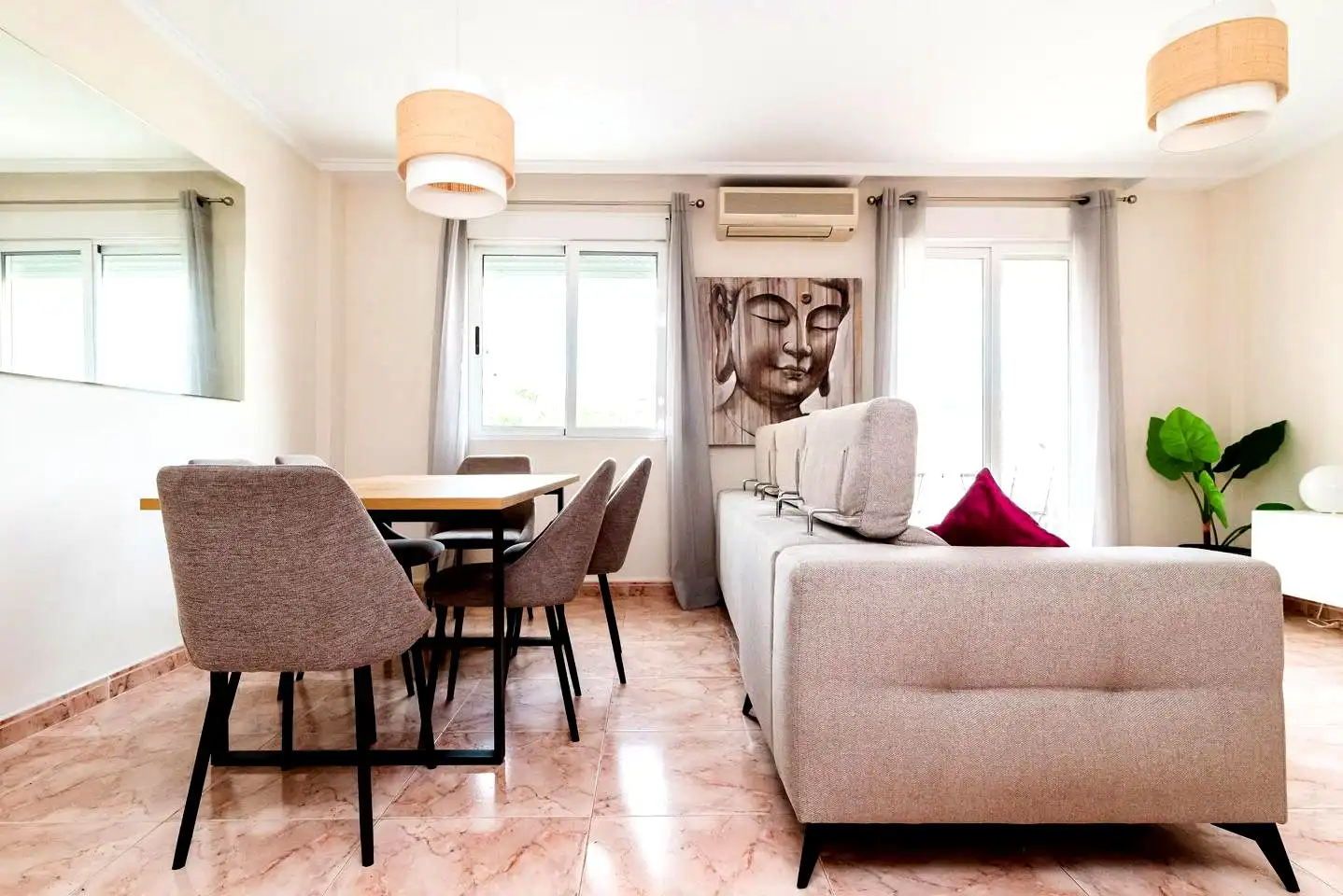 Living room of Detached homes for sale in Gandia  with Air Conditioner and Terrace