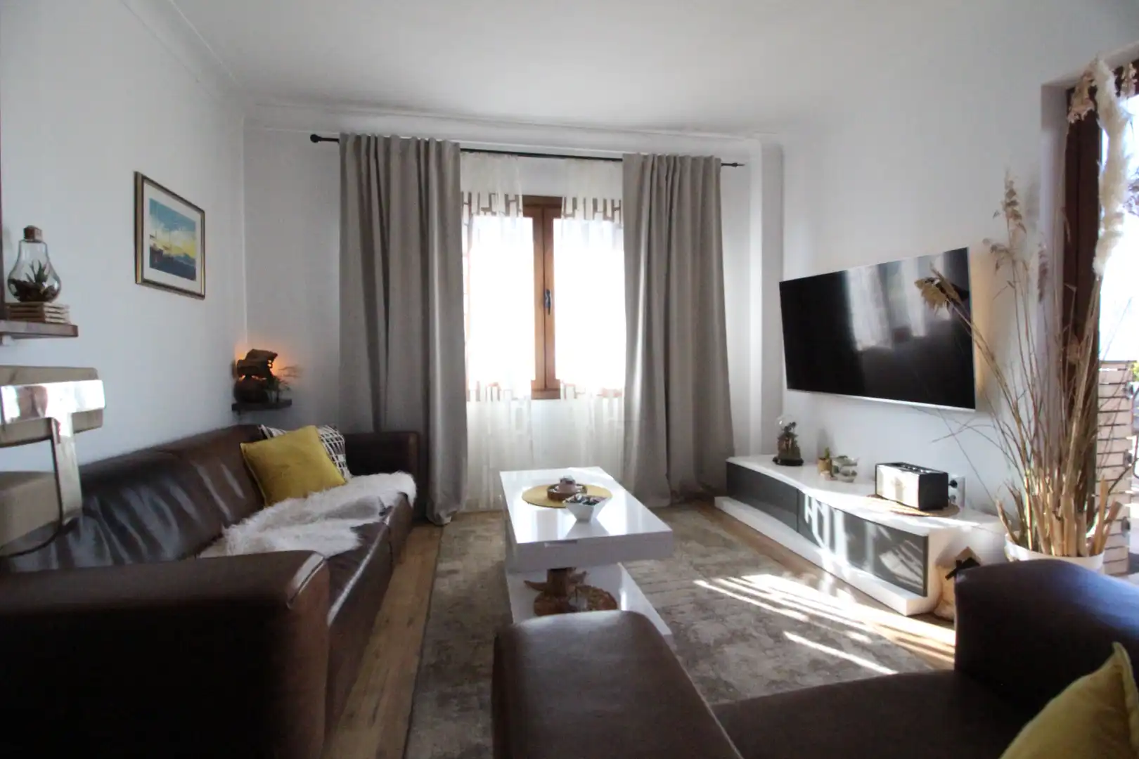 Wohnzimmer von Dachboden zum Verkauf in  Palma de Mallorca mit Klimaanlage, Heizung und Terrasse