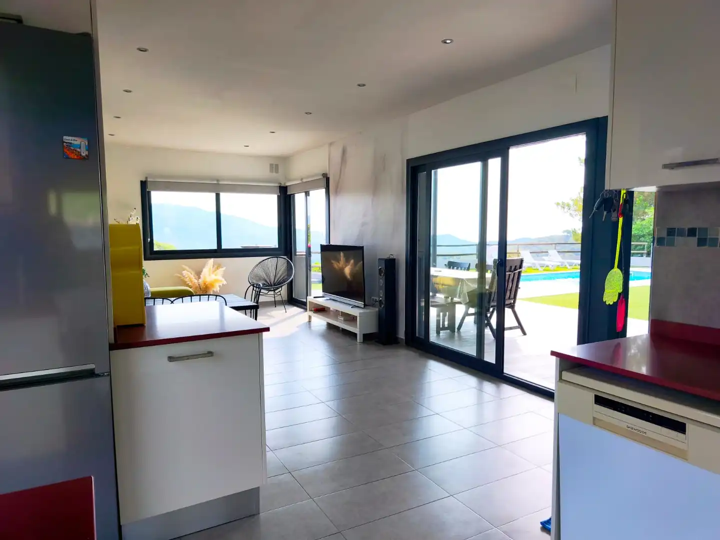 Sala d'estar de Casa o xalet en venda en Lloret de Mar amb Calefacció, Jardí privat i Terrassa
