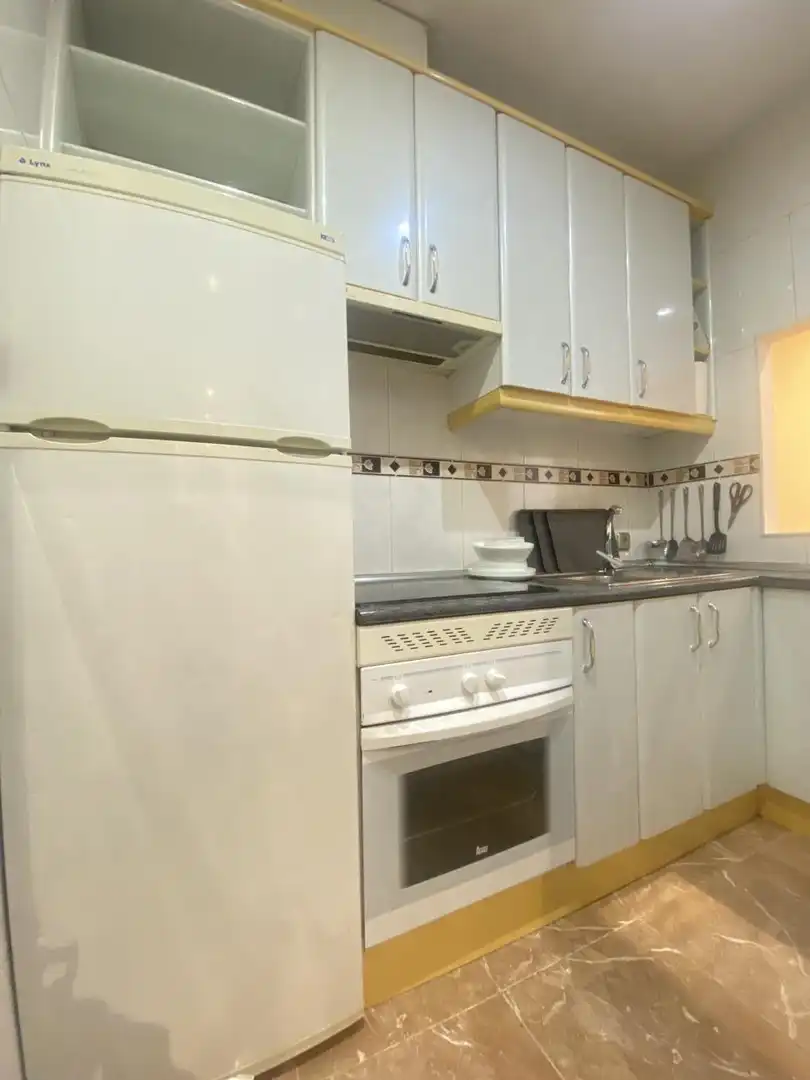 Kitchen of Flat for rent in Madrid  with Heating, Furnished and Internet