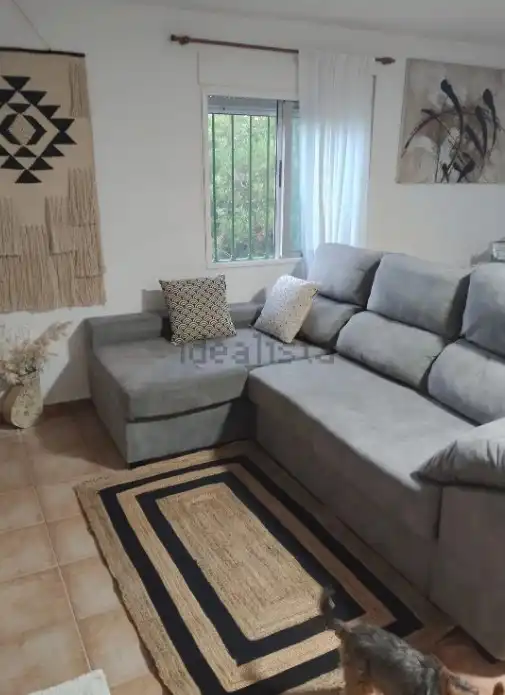 Wohnzimmer von Country house zur Miete in Montserrat mit Klimaanlage, Heizung und Abstellraum