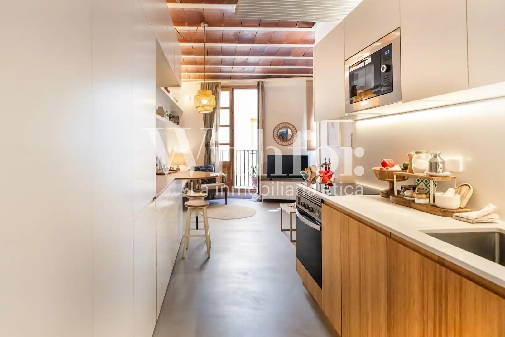 Cocina de Piso en venta en Barcelona con Aire acondicionado, Calefacción y Amueblado