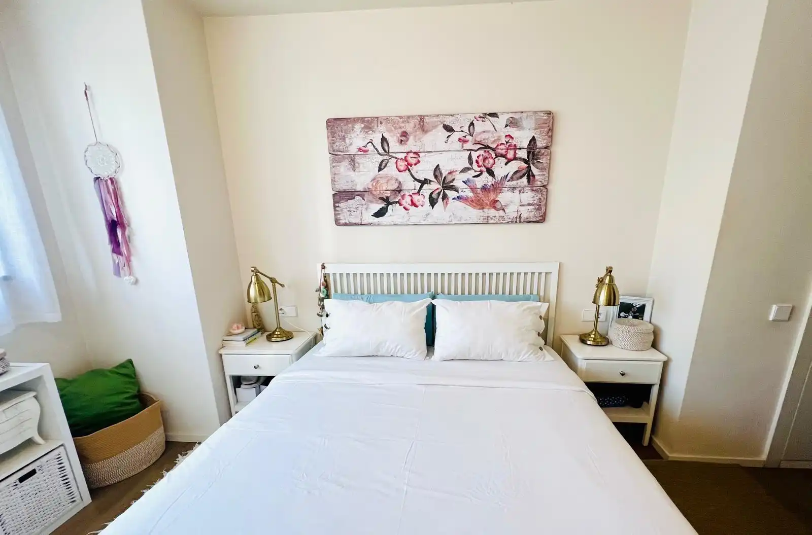 Schlafzimmer von Wohnung zur Miete in Barcelona mit Klimaanlage, Heizung und Parkett