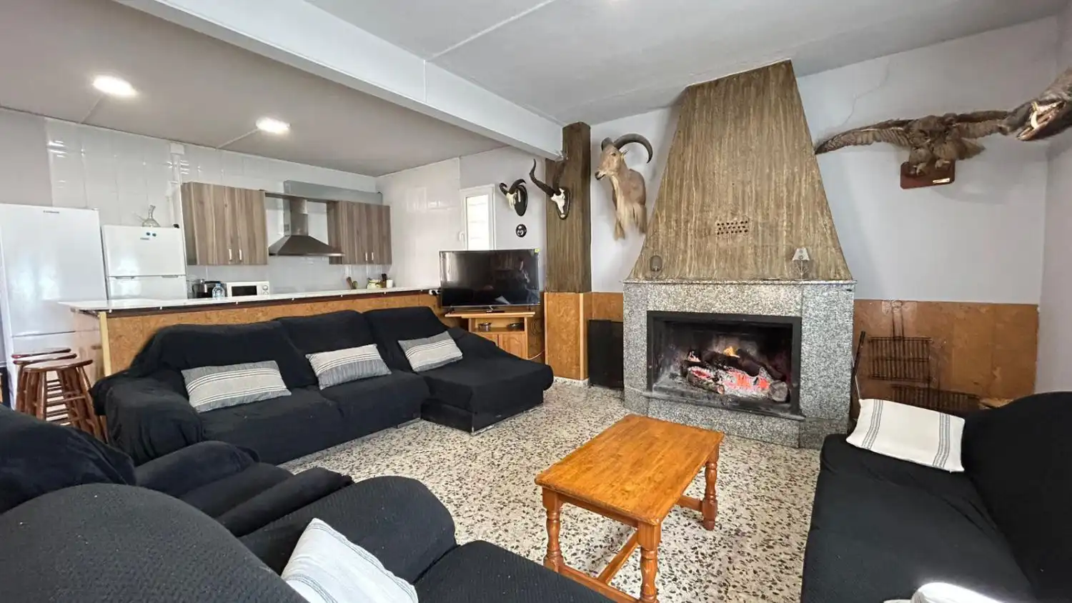 Sala d'estar de Finca rústica en venda en Tobarra