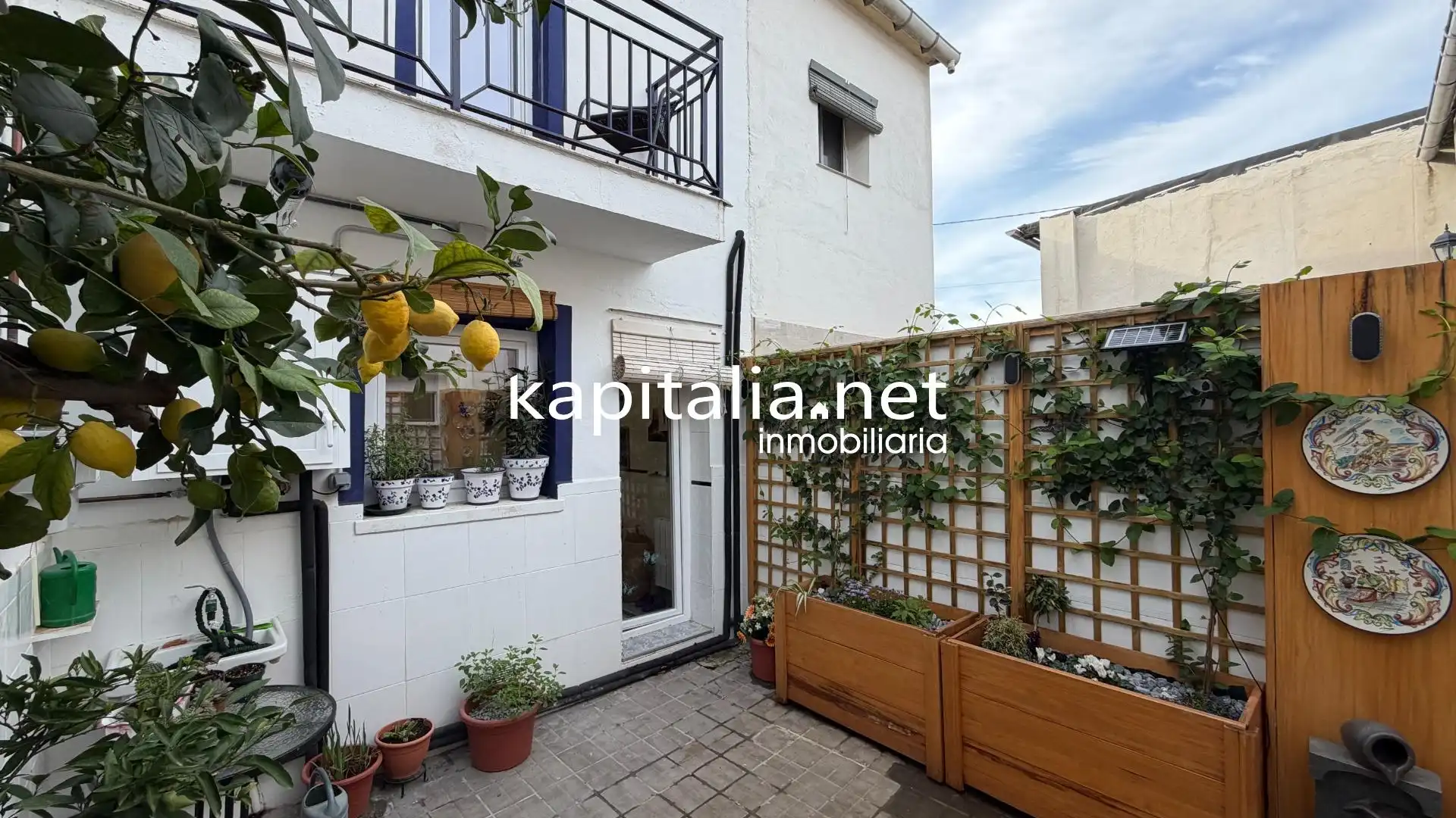 Terraza de Casa adosada en venta en Cocentaina con Aire acondicionado, Trastero y Amueblado