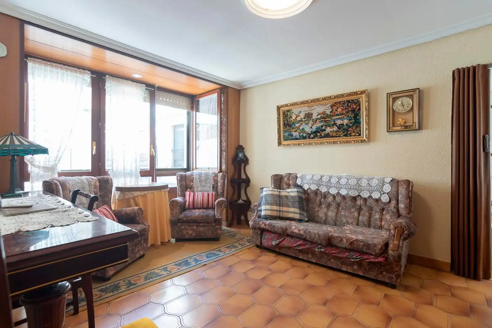 Living room of Houses for sale in Lerín  with Furnished and Balcony