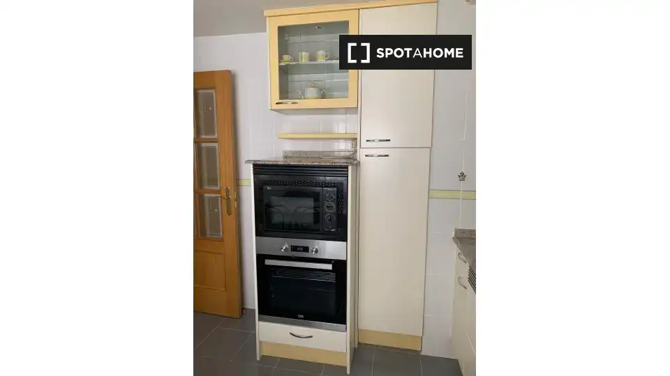 Kitchen of Flat for share in Getafe  with Air Conditioner, Heating and Terrace