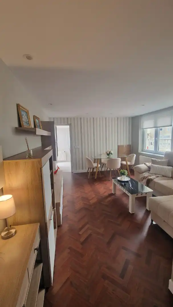 Dining room of Attic for rent in A Coruña Capital   with Heating, Parquet flooring and Terrace