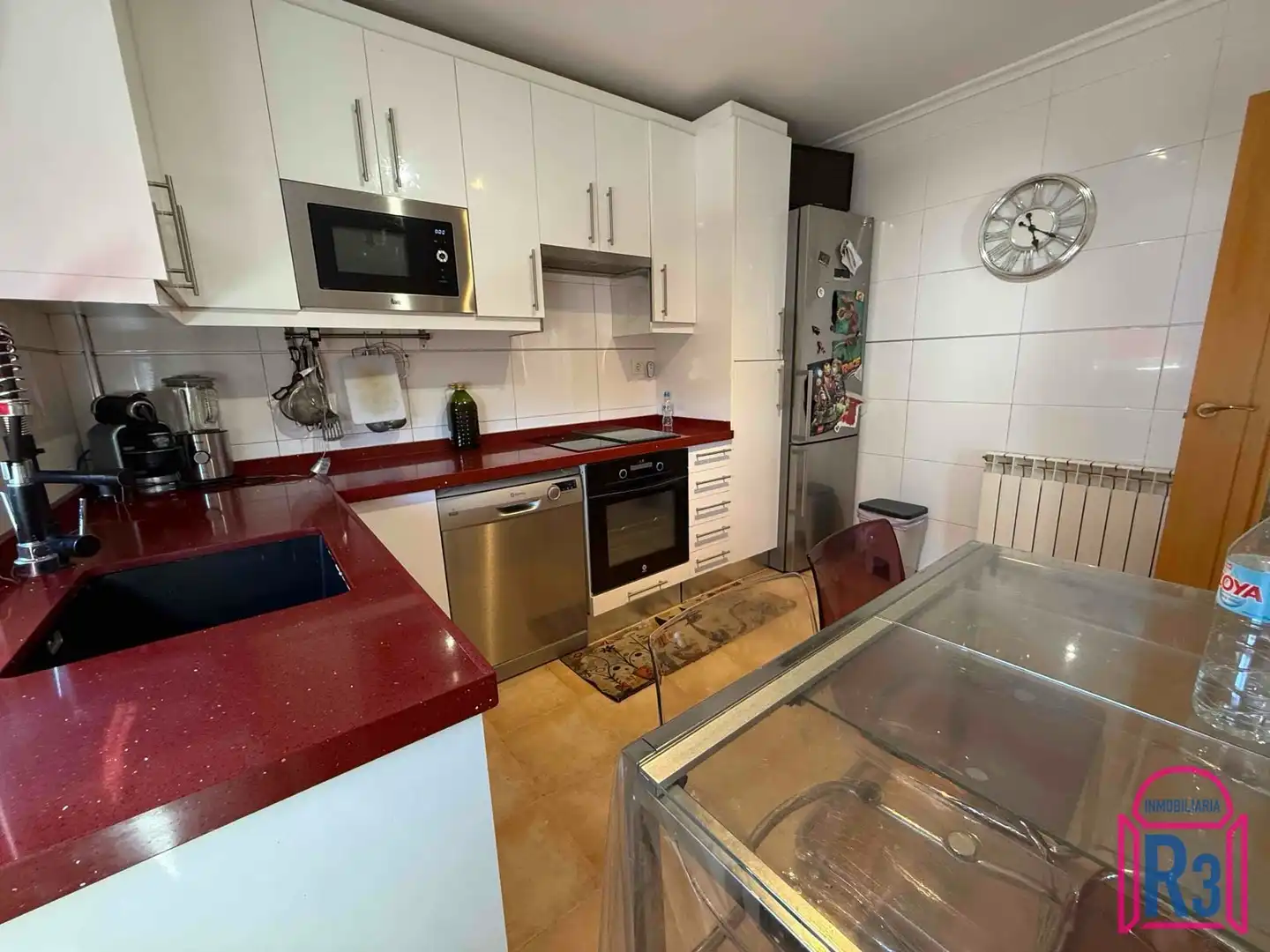 Cocina de Casa adosada en venta en Onzonilla con Calefacción
