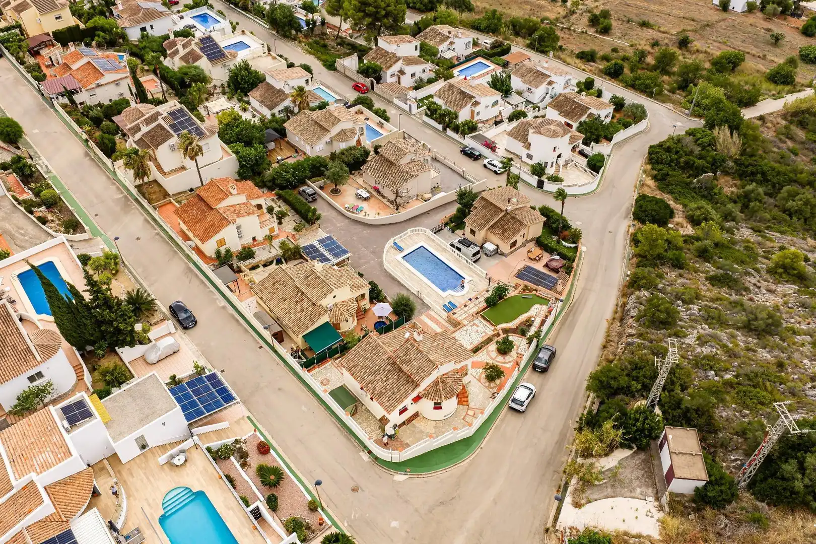Vista exterior de Casa o chalet en venta en Xaló con Aire acondicionado, Jardín privado y Terraza