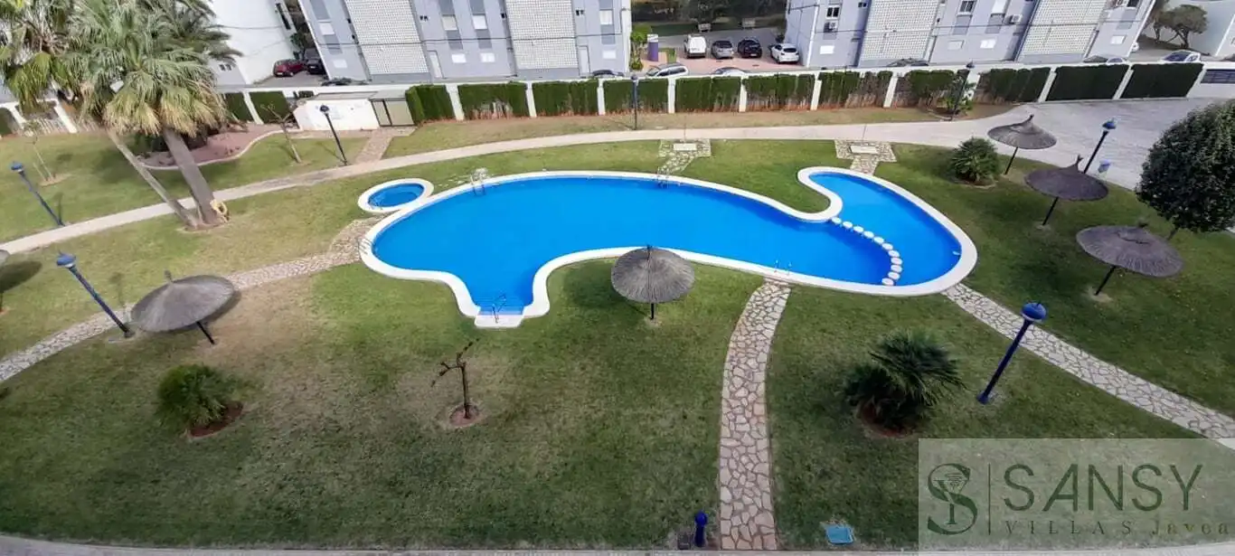 Swimming pool of Attic for sale in Dénia  with Air Conditioner, Heating and Community pool